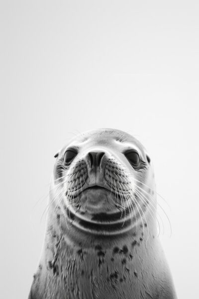 Seehund Kopf Leinwandbild