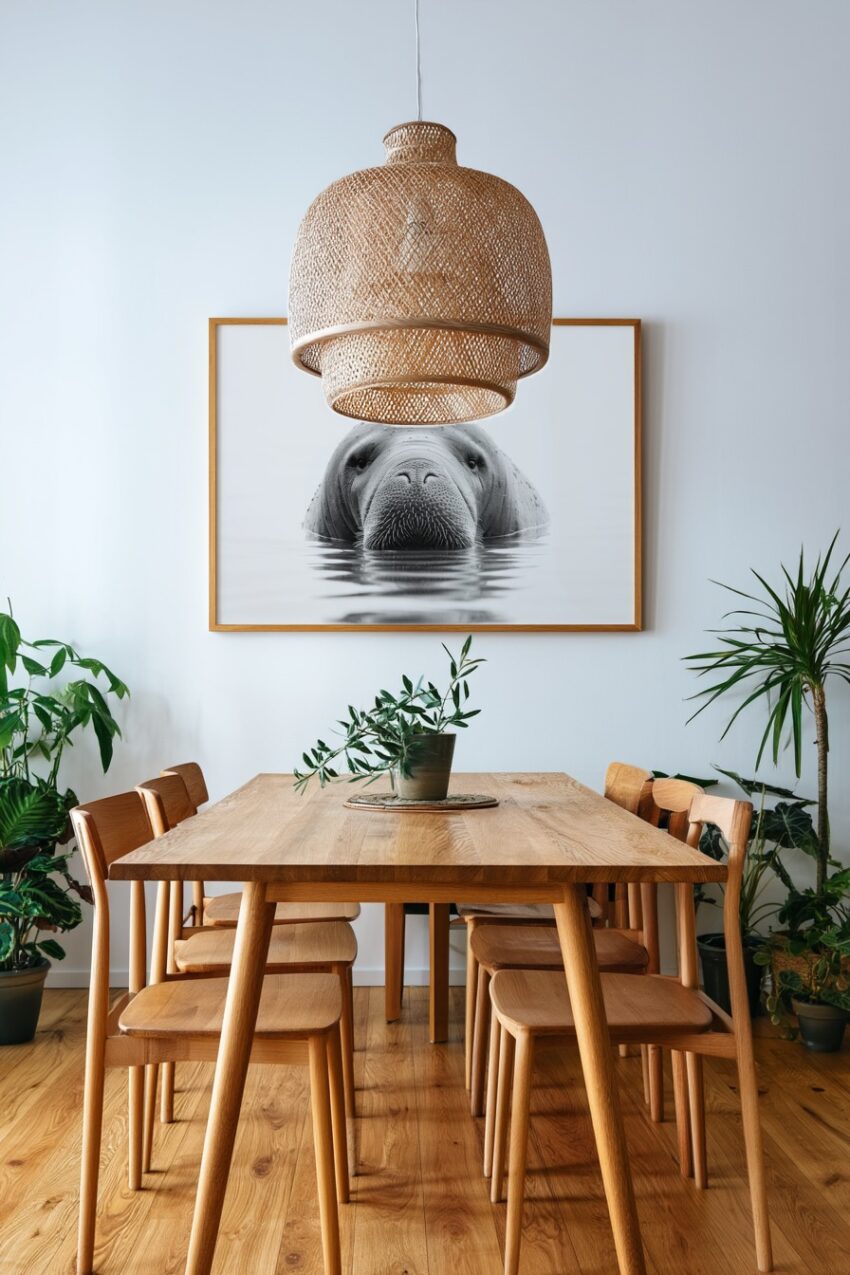 Fotografie Poster Seeelefant Kopf schwarz-weiß Nahaufnahme