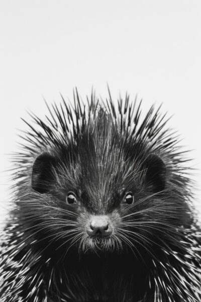 Igel Nahaufnahme Gerahmt