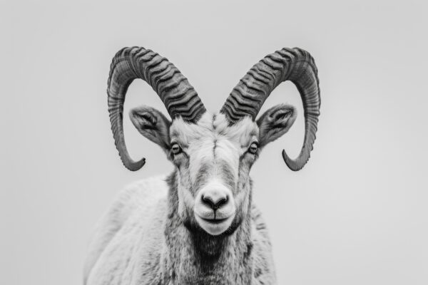 Steinbock Vorderansicht Poster