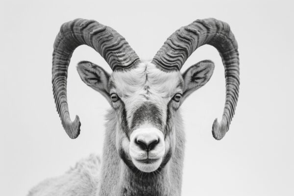 Widder Frontal Gerahmt