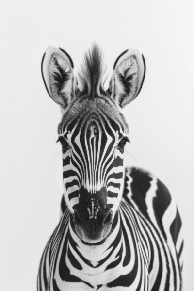Zebra Kopf Nah Poster