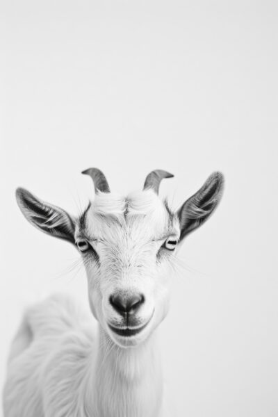 Ziegenkopf Leinwandbild