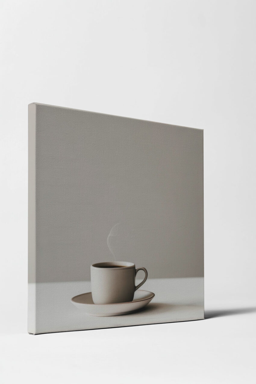 Fotografie Poster Tasse Kaffee minimalistisch neutral