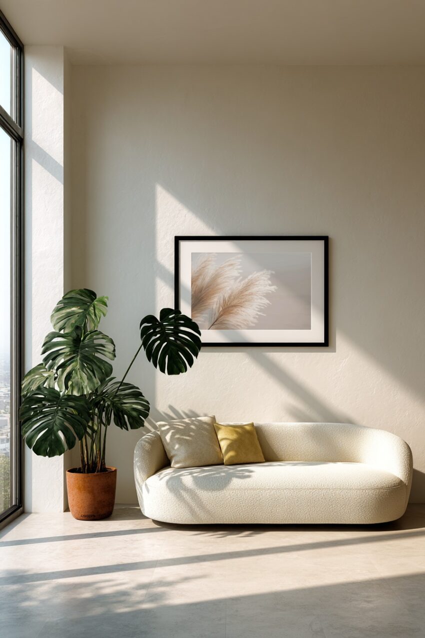 Fotografie Poster Pampasgras Detail weich hell