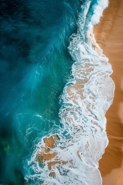 Küste Wellen Poster