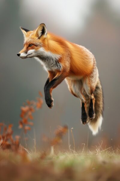 Fuchs im Flug Poster