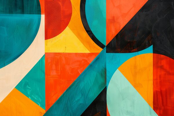 Geometrische Abstraktion Leinwandbild