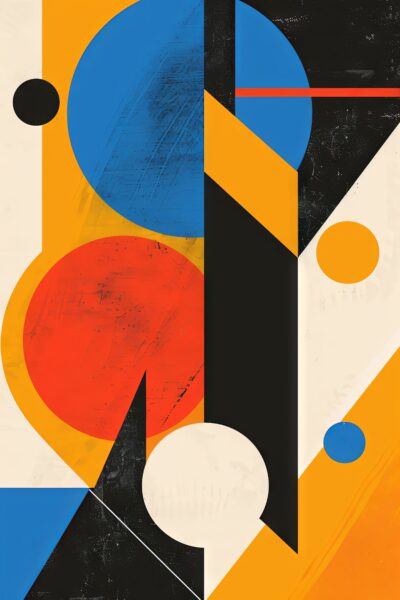 Farben und Formen Poster