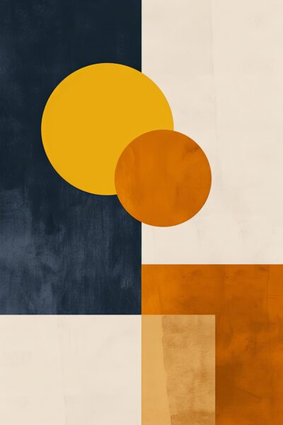 Geometrische Balance Poster