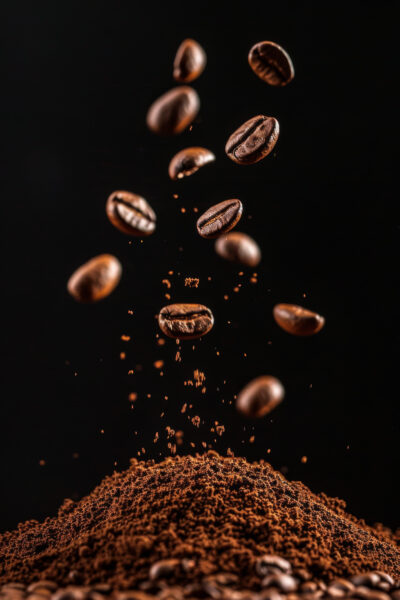 Kaffeebohnen Staub Poster