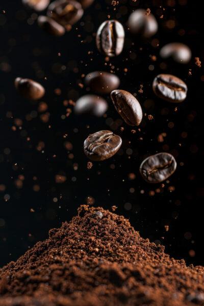 Kaffeebohnen Mahlgut Poster