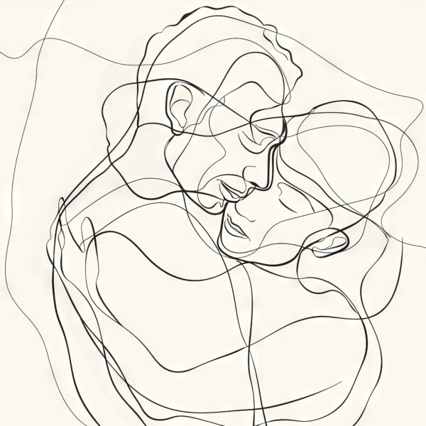 Paar Umarmung Poster