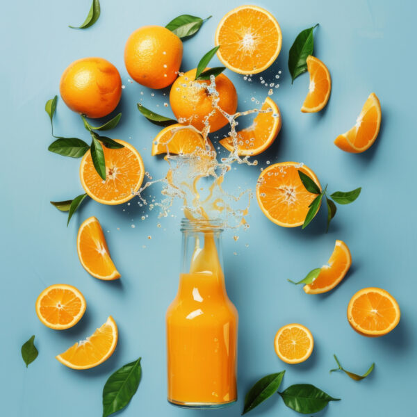 Orangen Saft Explosion Poster