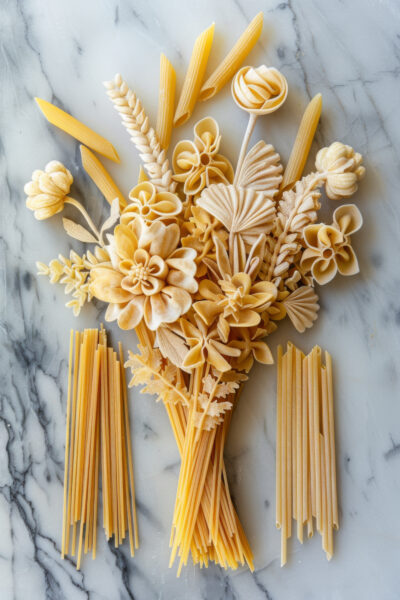 Pasta Blumenstrauß Poster