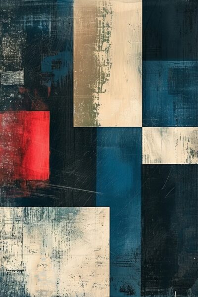 Farbflächen Struktur Poster