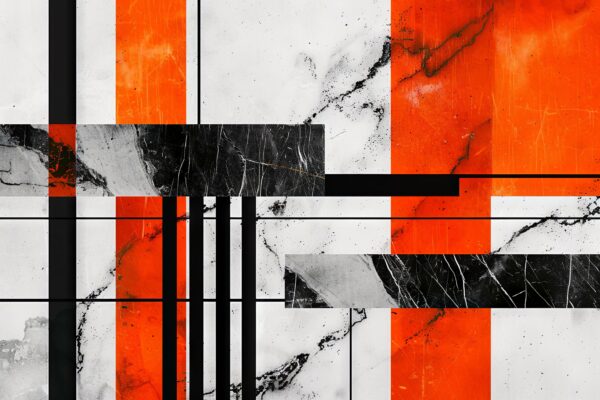 Marble Abstraktion Gerahmt