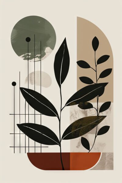 Blattform Grafik Poster