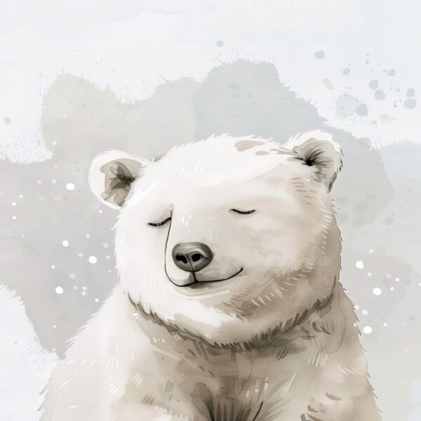 Eisbär Entspannt Poster