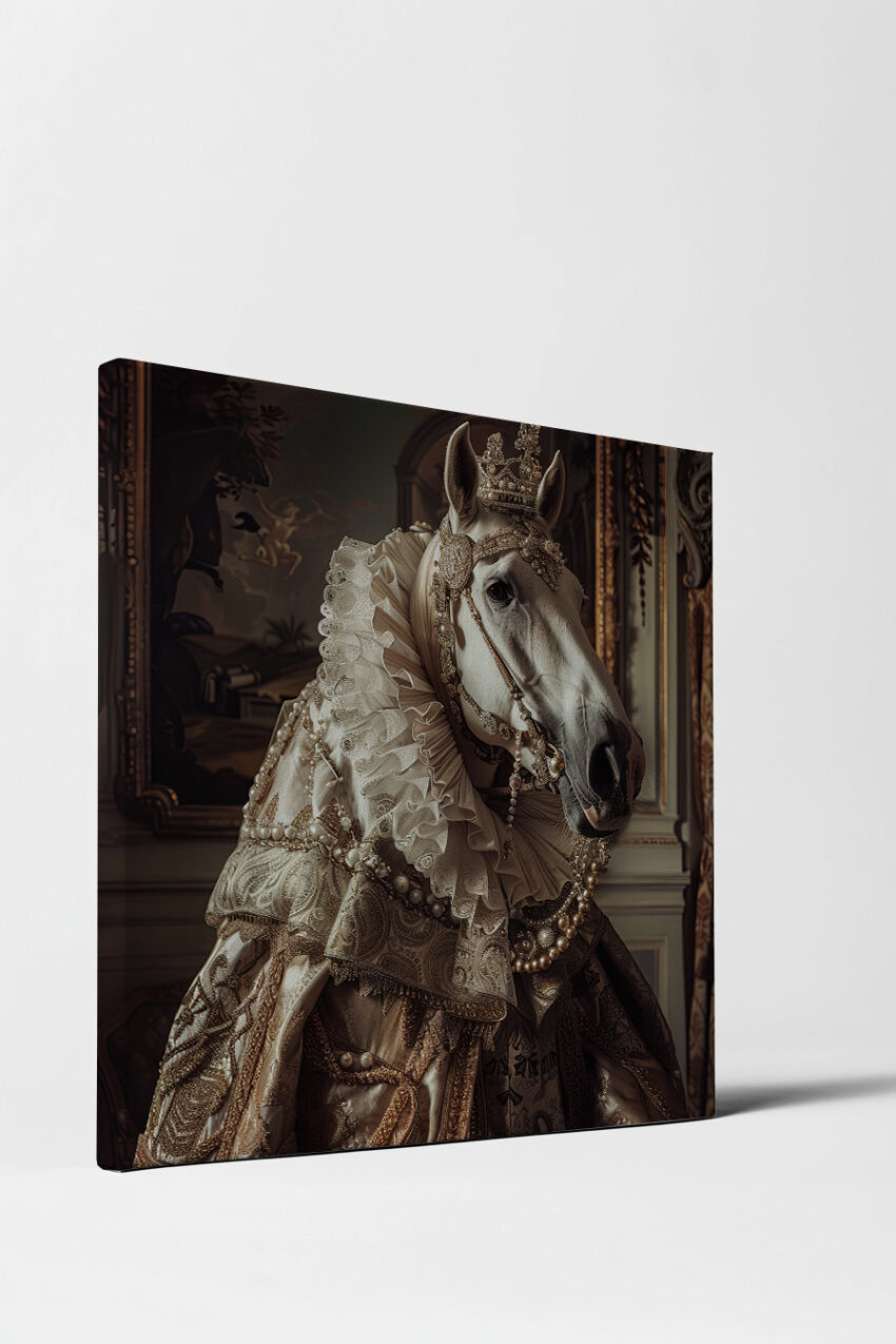 Fotografie Poster Pferd Krone gold historisch elegant