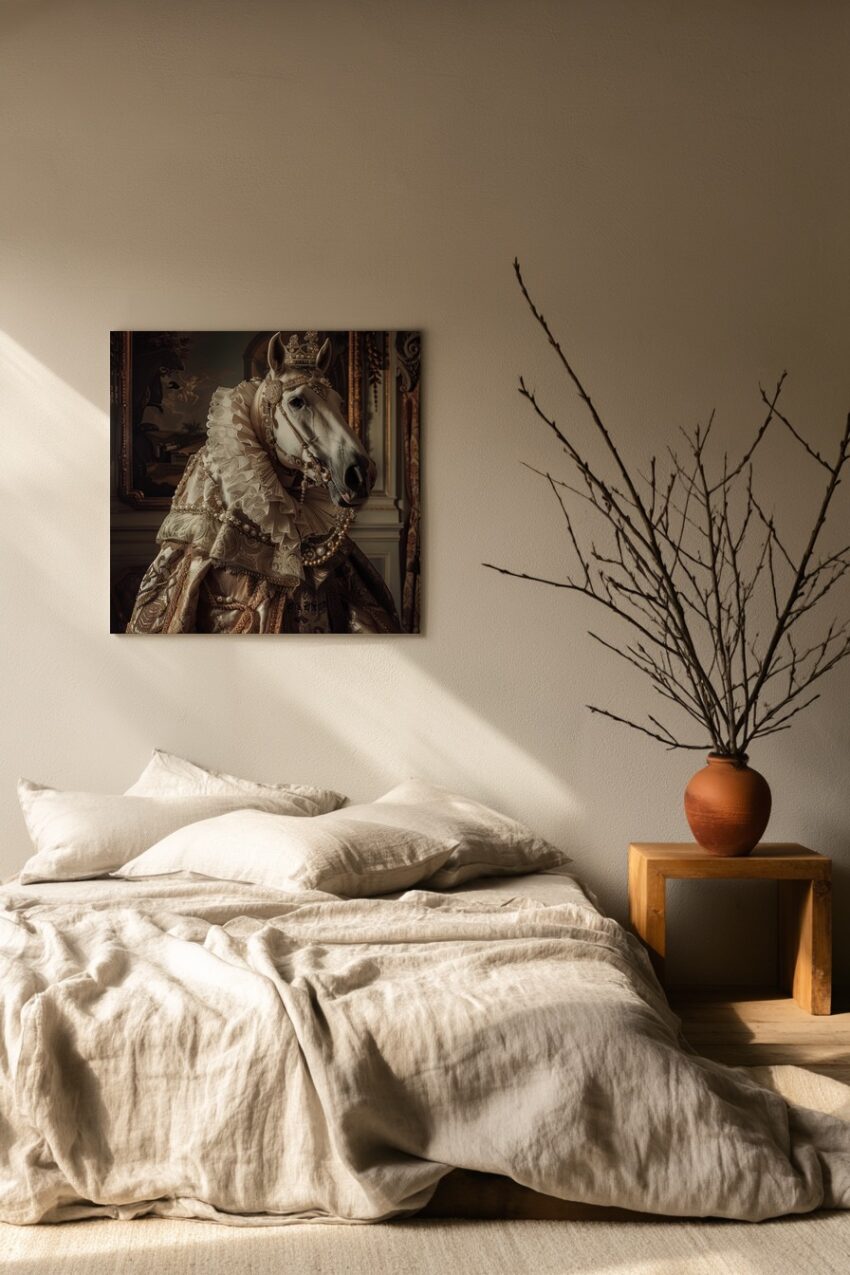 Fotografie Poster Pferd Krone gold historisch elegant