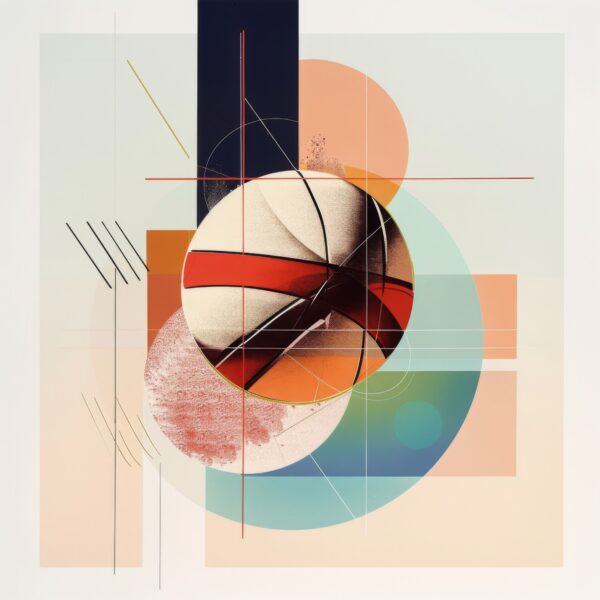Basketball Abstrakt Poster