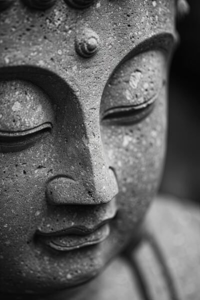 Buddha Porträt Leinwandbild