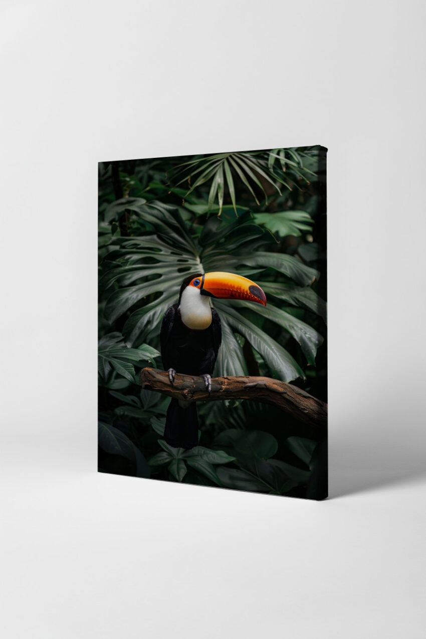 Fotografie Poster Tukan farbig Tropischer Vogel