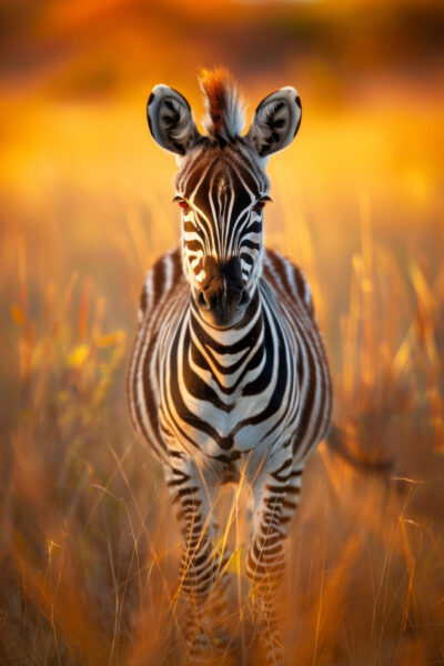 Zebra Junges Poster