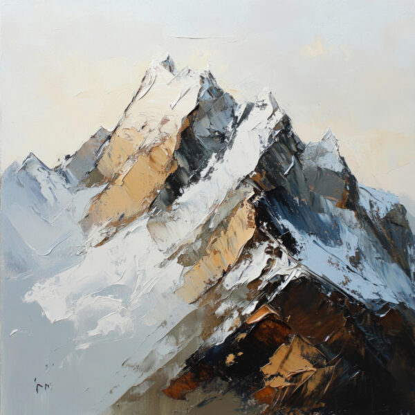 Bergspitze Leinwandbild