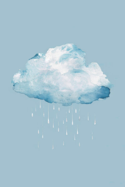 Wolke Tropfen Poster