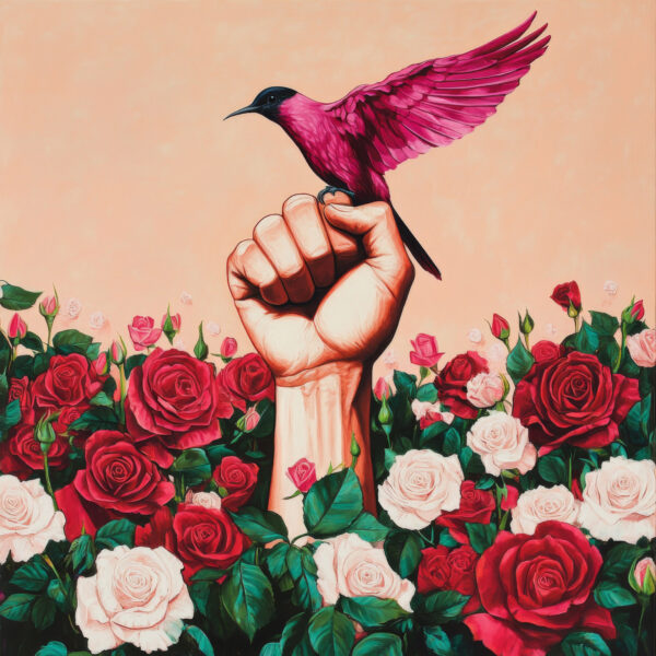 Vogel auf Faust Poster