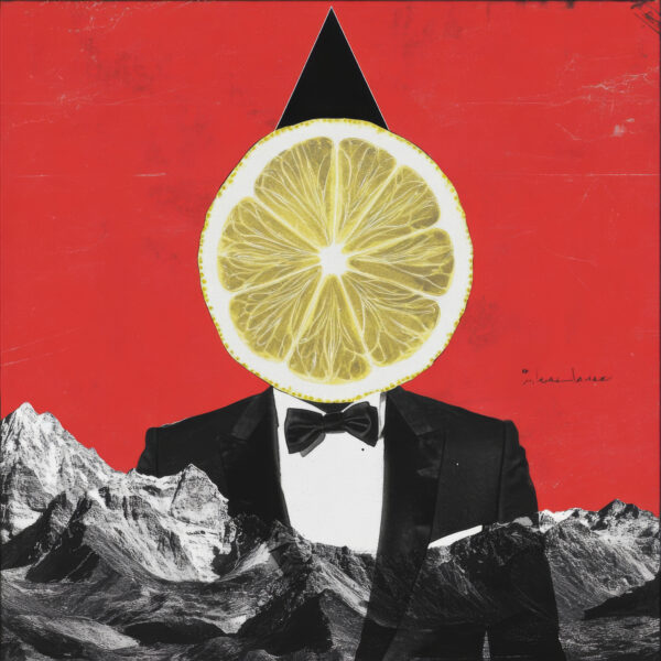 Zitronenkopf Anzug Poster