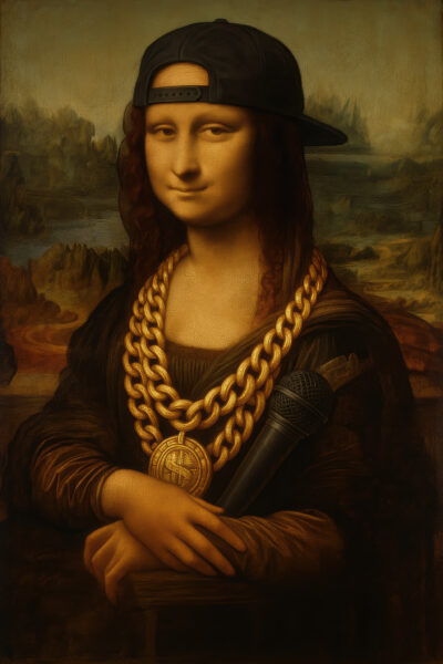 Mona Lisa Rap Leinwandbild