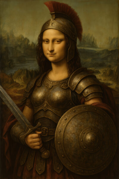 Mona Lisa Rüstung Poster