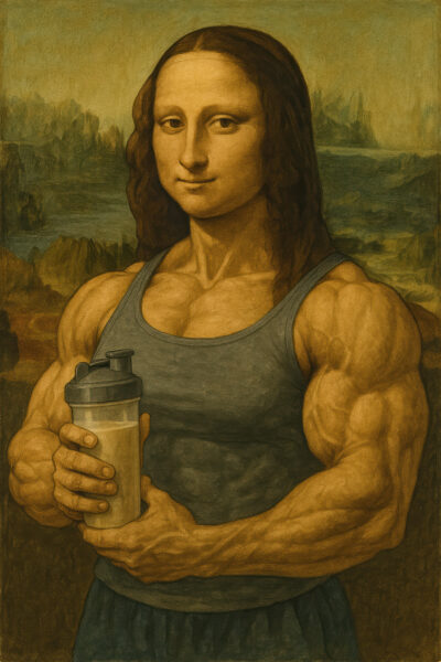 Mona Lisa Muskelprotz Poster