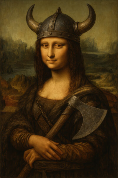 Mona Lisa Wikinger Poster