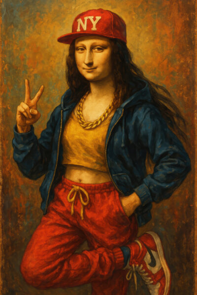 Mona Lisa Hip Hop Poster