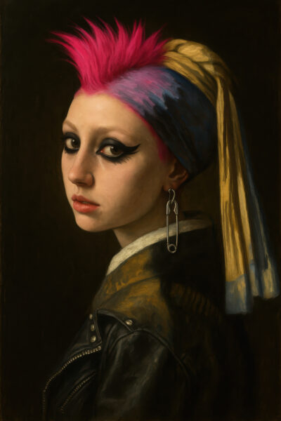 Mädchen Punk Poster