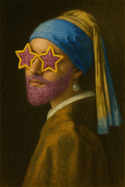 Mann Sternbrille Poster