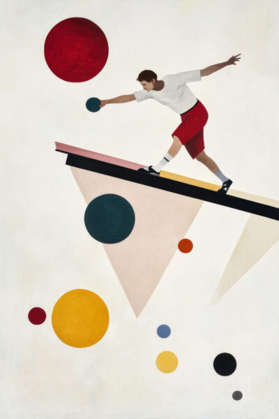 Bowlingkugel Wurf Poster