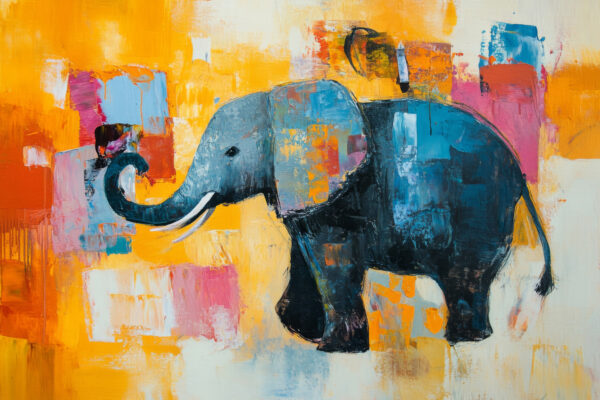 Elefant Abstrakt Poster