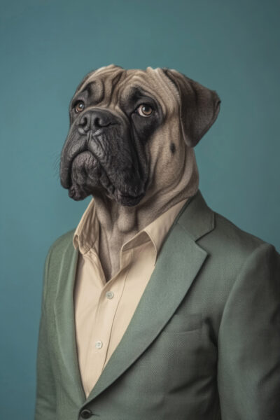 Bullmastiff Figur Poster