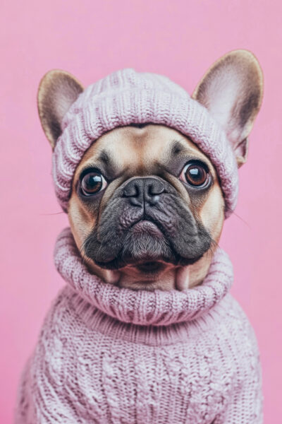 Hund Pullover Rosa Poster