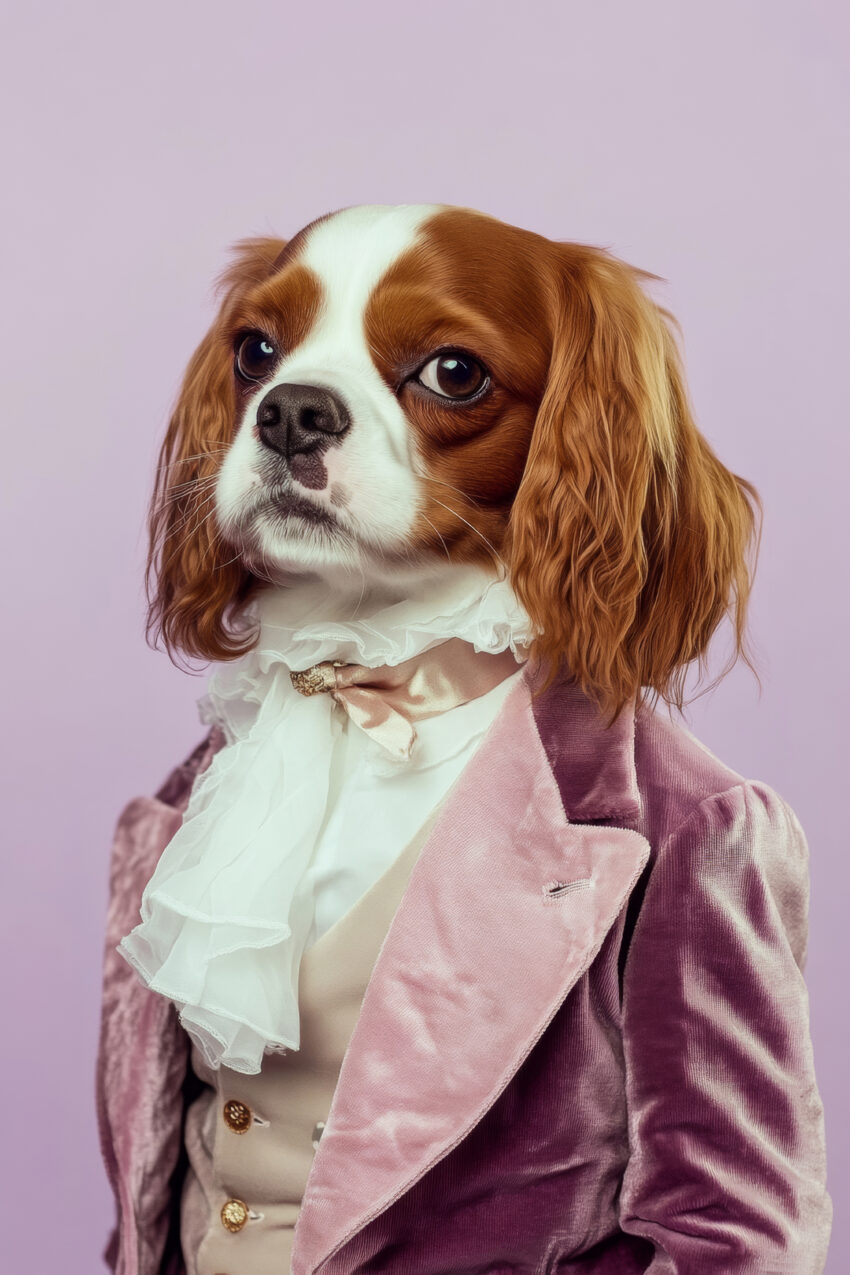 Fotografie Poster Cavalier King Charles Spaniel aristokratisch elegant