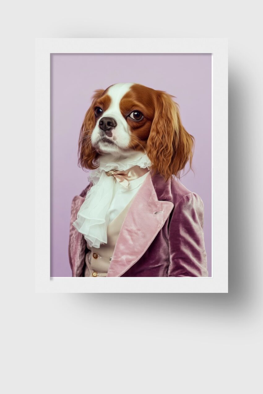 Fotografie Poster Cavalier King Charles Spaniel aristokratisch elegant