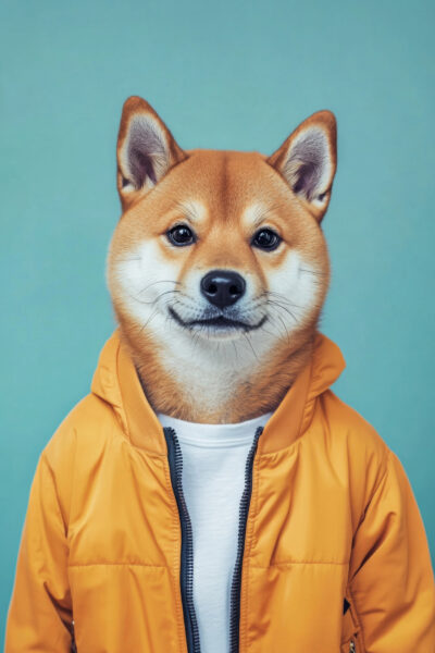 Shiba Inu Jacke Poster