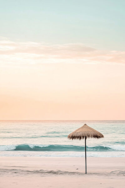 Sonnenschirm Strand Poster