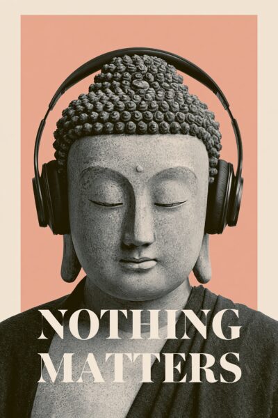 Buddha Kopfhörer Gerahmt