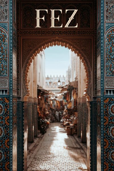 Markt Fez Poster